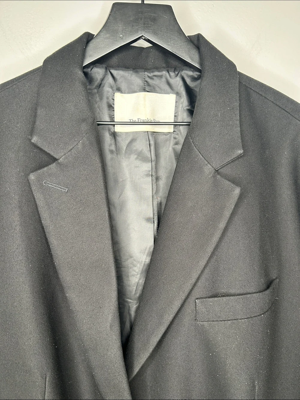 The Frankie Shop Black Oversized BEO Blazer Size XL